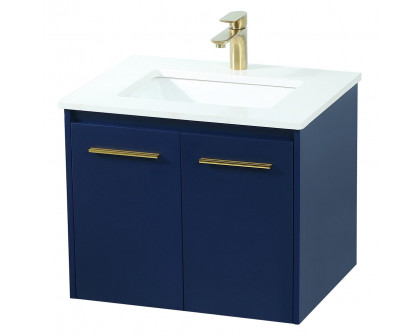 Elegant Bathroom Vanity - Blue (VF44524MBL)