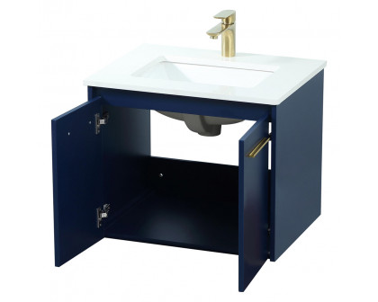 Elegant Bathroom Vanity - Blue (VF44524MBL)