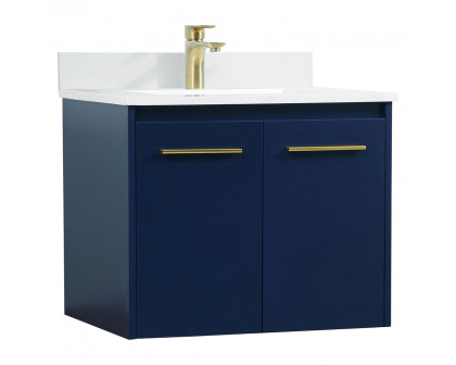 Elegant Bathroom Vanity - Blue (VF44524MBL-BS)