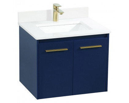 Elegant Bathroom Vanity - Blue (VF44524MBL-BS)