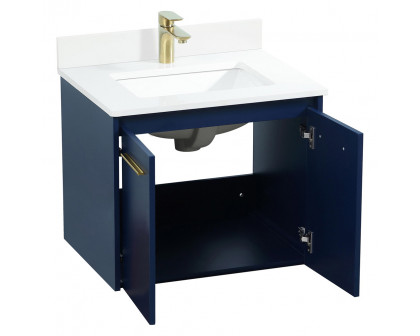 Elegant Bathroom Vanity - Blue (VF44524MBL-BS)