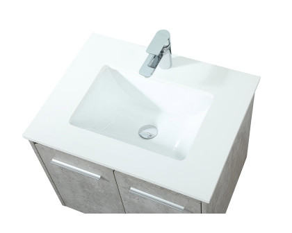 Elegant Bathroom Vanity - Concrete Gray (VF44524MCG)