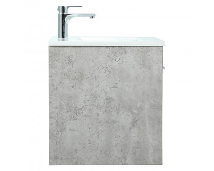 Elegant Bathroom Vanity - Concrete Gray (VF44524MCG)