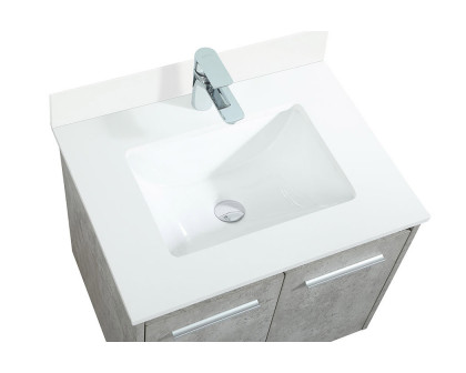 Elegant Bathroom Vanity - Concrete Gray (VF44524MCG-BS)