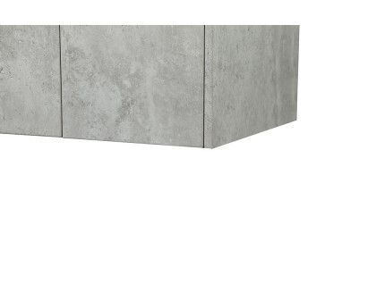 Elegant Bathroom Vanity - Concrete Gray (VF44524MCG-BS)