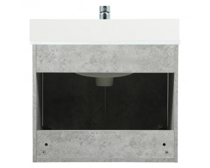 Elegant Bathroom Vanity - Concrete Gray (VF44524MCG-BS)