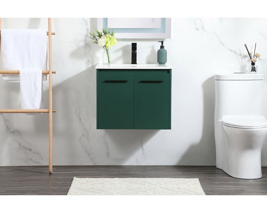 Elegant Bathroom Vanity - Green (VF44524MGN)