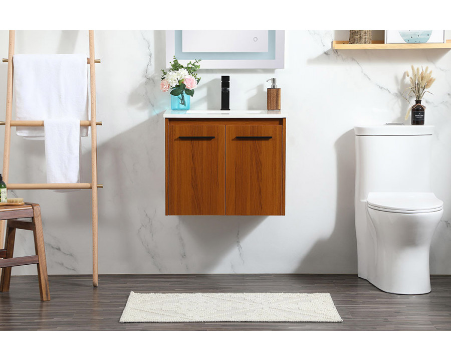 Elegant Bathroom Vanity - Teak (VF44524MTK)