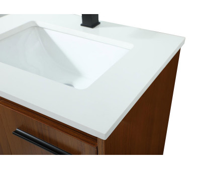 Elegant Bathroom Vanity - Teak (VF44524MTK)