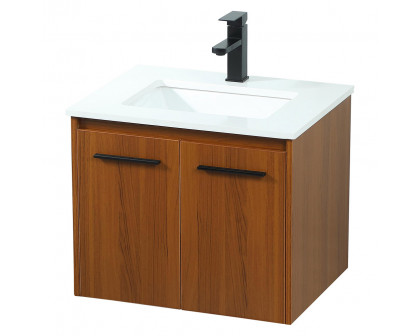 Elegant Bathroom Vanity - Teak (VF44524MTK)