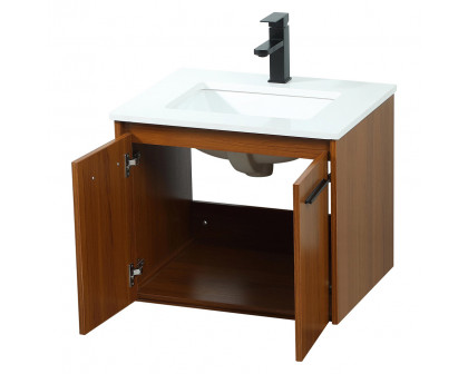 Elegant Bathroom Vanity - Teak (VF44524MTK)