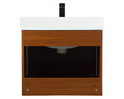 Elegant Bathroom Vanity - Teak (VF44524MTK-BS)