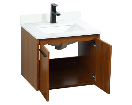 Elegant Bathroom Vanity - Teak (VF44524MTK-BS)