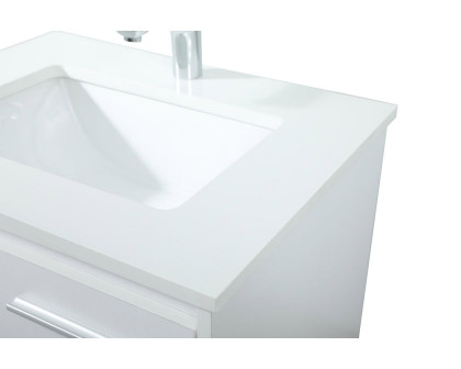 Elegant Bathroom Vanity - White (VF44524MWH)