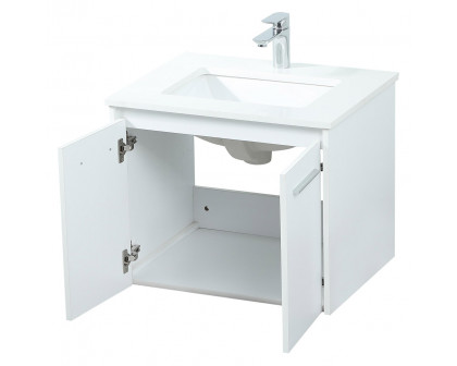 Elegant Bathroom Vanity - White (VF44524MWH)