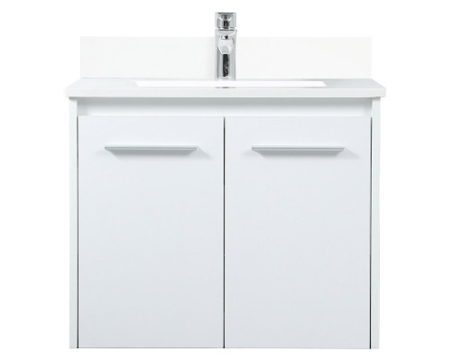 Elegant Bathroom Vanity - White (VF44524MWH-BS)