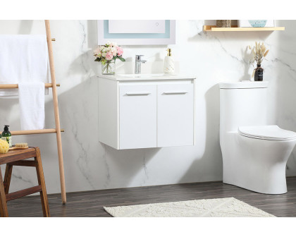 Elegant Bathroom Vanity - White (VF44524MWH-BS)