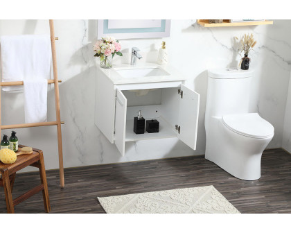 Elegant Bathroom Vanity - White (VF44524MWH-BS)