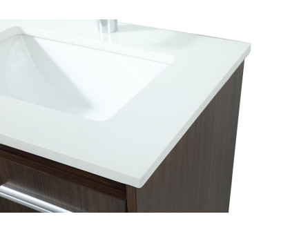 Elegant Bathroom Vanity - Walnut (VF44524MWT)