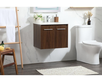 Elegant Bathroom Vanity - Walnut (VF44524MWT)