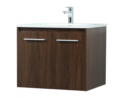 Elegant Bathroom Vanity - Walnut (VF44524MWT)