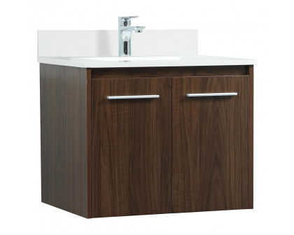 Elegant Bathroom Vanity - Walnut (VF44524MWT-BS)