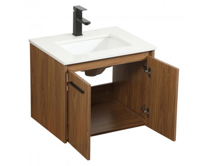 Elegant Bathroom Vanity - Walnut Brown (VF44524WB)