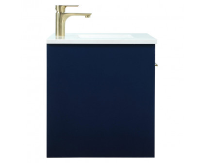 Elegant Bathroom Vanity - Blue (VF44530MBL)