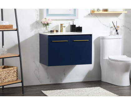 Elegant Bathroom Vanity - Blue (VF44530MBL)