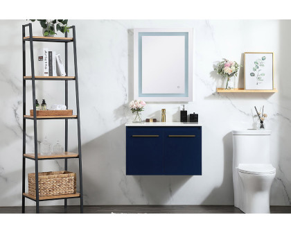 Elegant Bathroom Vanity - Blue (VF44530MBL)