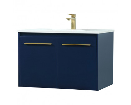 Elegant Bathroom Vanity - Blue (VF44530MBL)