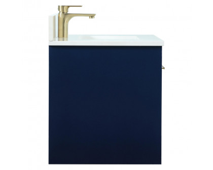 Elegant Bathroom Vanity - Blue (VF44530MBL-BS)