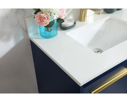 Elegant Bathroom Vanity - Blue (VF44530MBL-BS)