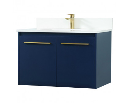 Elegant Bathroom Vanity - Blue (VF44530MBL-BS)