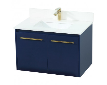 Elegant Bathroom Vanity - Blue (VF44530MBL-BS)