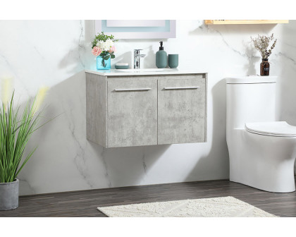 Elegant Bathroom Vanity - Concrete Gray (VF44530MCG)