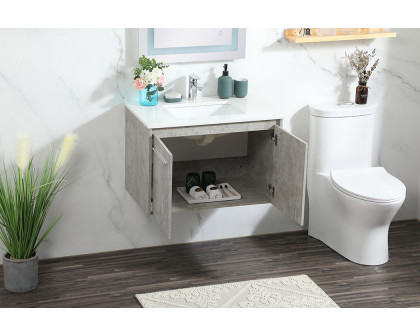 Elegant Bathroom Vanity - Concrete Gray (VF44530MCG)