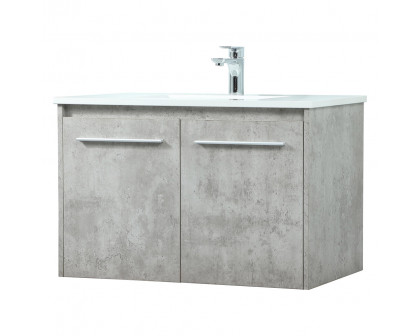 Elegant Bathroom Vanity - Concrete Gray (VF44530MCG)