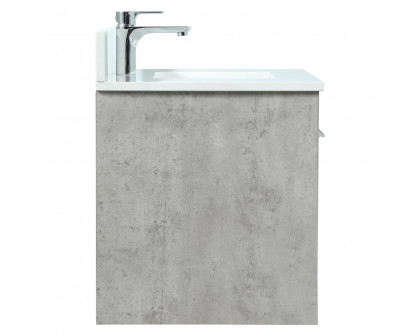 Elegant Bathroom Vanity - Concrete Gray (VF44530MCG-BS)