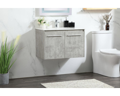 Elegant Bathroom Vanity - Concrete Gray (VF44530MCG-BS)