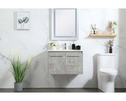 Elegant Bathroom Vanity - Concrete Gray (VF44530MCG-BS)