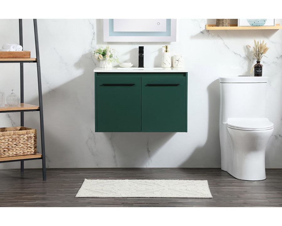 Elegant Bathroom Vanity - Green (VF44530MGN)