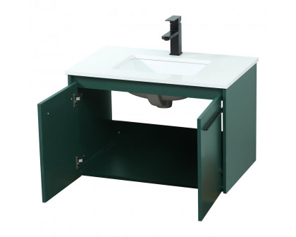 Elegant Bathroom Vanity - Green (VF44530MGN)