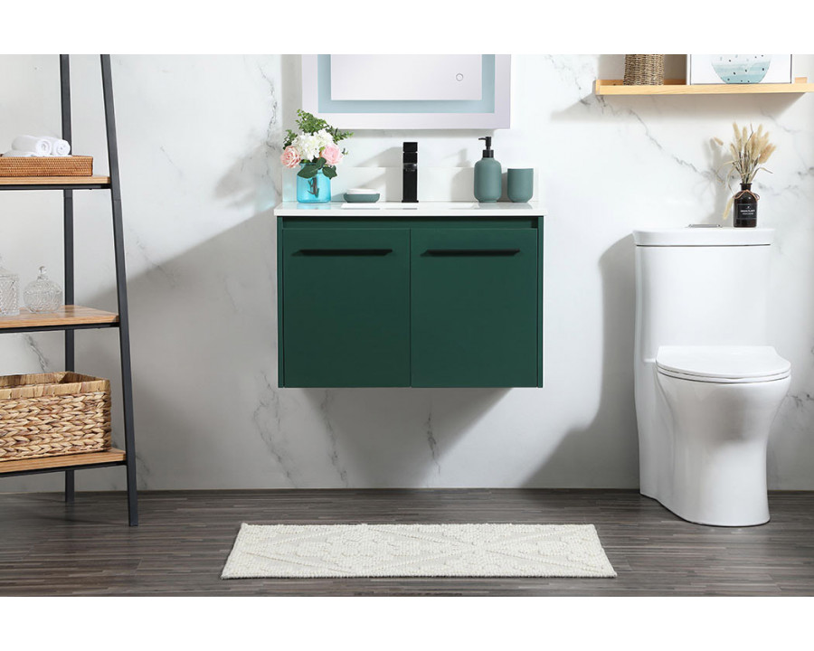 Elegant Bathroom Vanity - Green (VF44530MGN-BS)