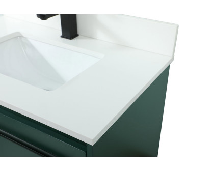 Elegant Bathroom Vanity - Green (VF44530MGN-BS)