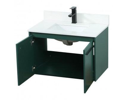 Elegant Bathroom Vanity - Green (VF44530MGN-BS)