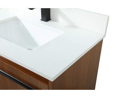 Elegant Bathroom Vanity - Teak (VF44530MTK-BS)