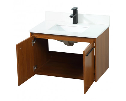 Elegant Bathroom Vanity - Teak (VF44530MTK-BS)