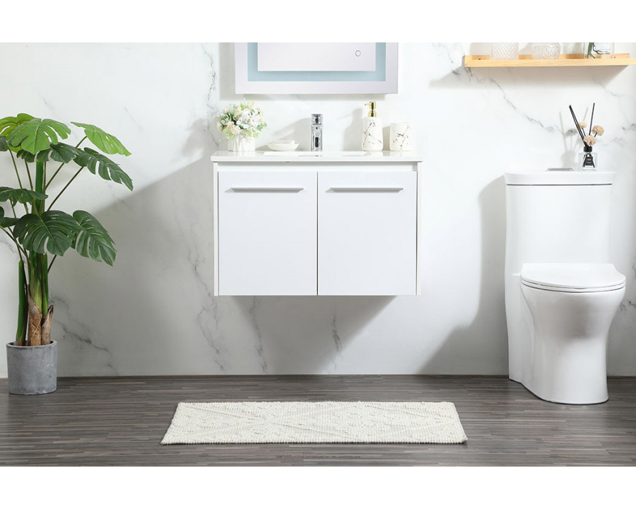 Elegant Bathroom Vanity - White (VF44530MWH)