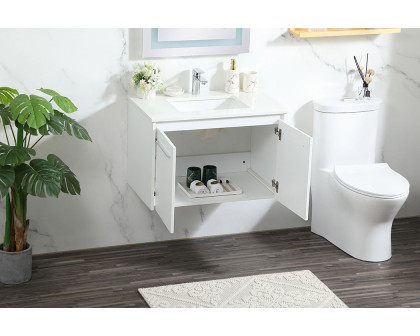 Elegant Bathroom Vanity - White (VF44530MWH)